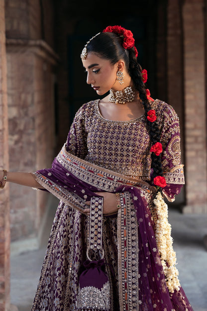 Mina Kashif | Virsa Wedding Formals | Meeram - Wedding Dress - available at Maria Faisal in UK and USA.