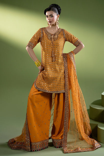 Charizma | Festive Pret  | CMA-6-260 - Dress - available at Maria Faisal in UK and USA.