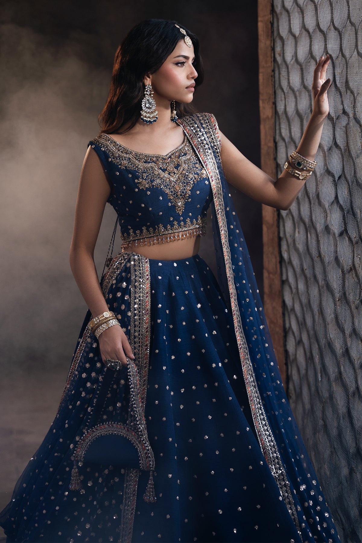 Mina Kashif | Virsa Wedding Formals | Naqsh - Wedding Dress - available at Maria Faisal in UK and USA.
