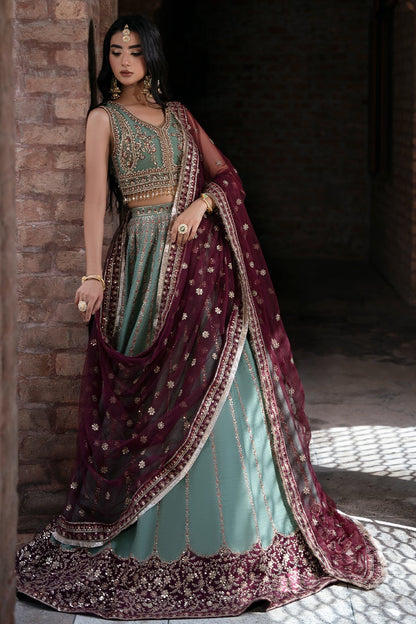 Mina Kashif | Virsa Wedding Formals | Noor-e-saba - Wedding Dress - available at Maria Faisal in UK and USA.