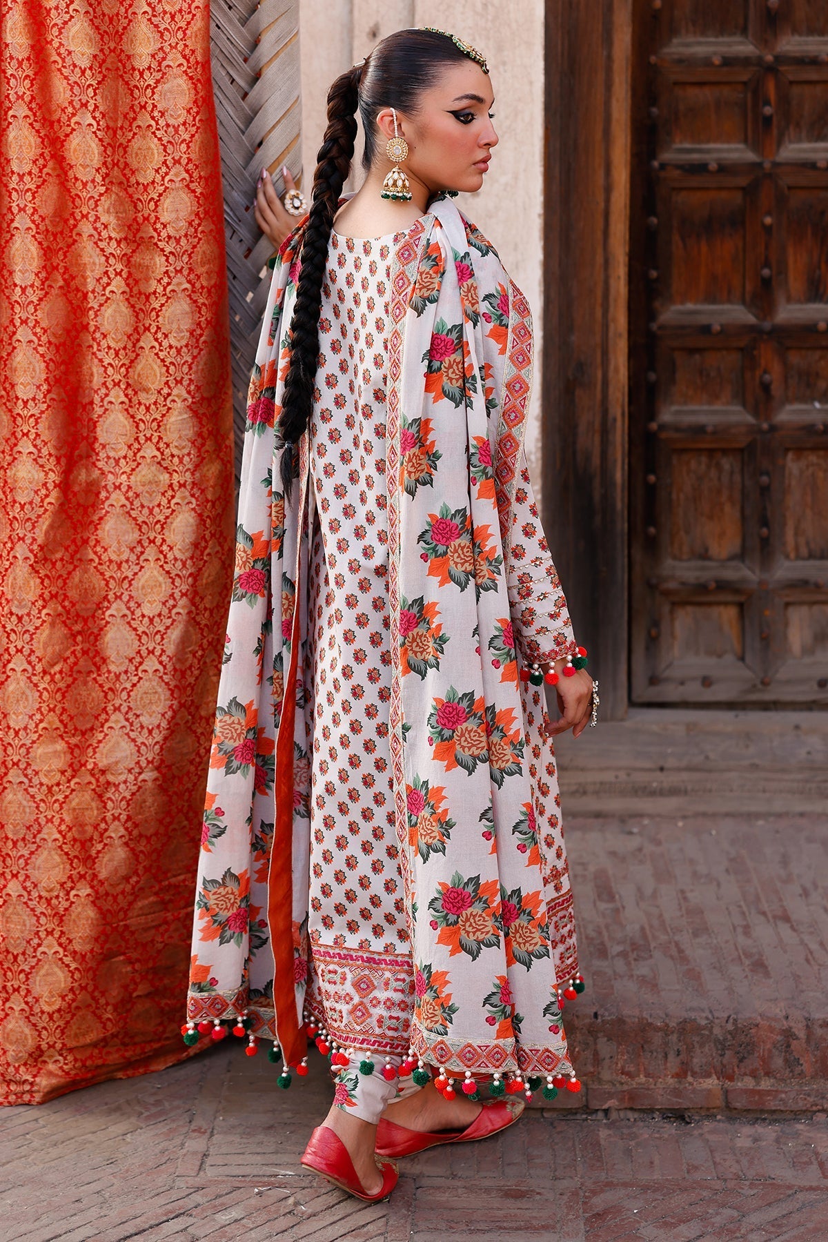 Charizma | Chunnri Collection | CH6-06 - Luxury Dress - available at Maria Faisal in UK and USA.