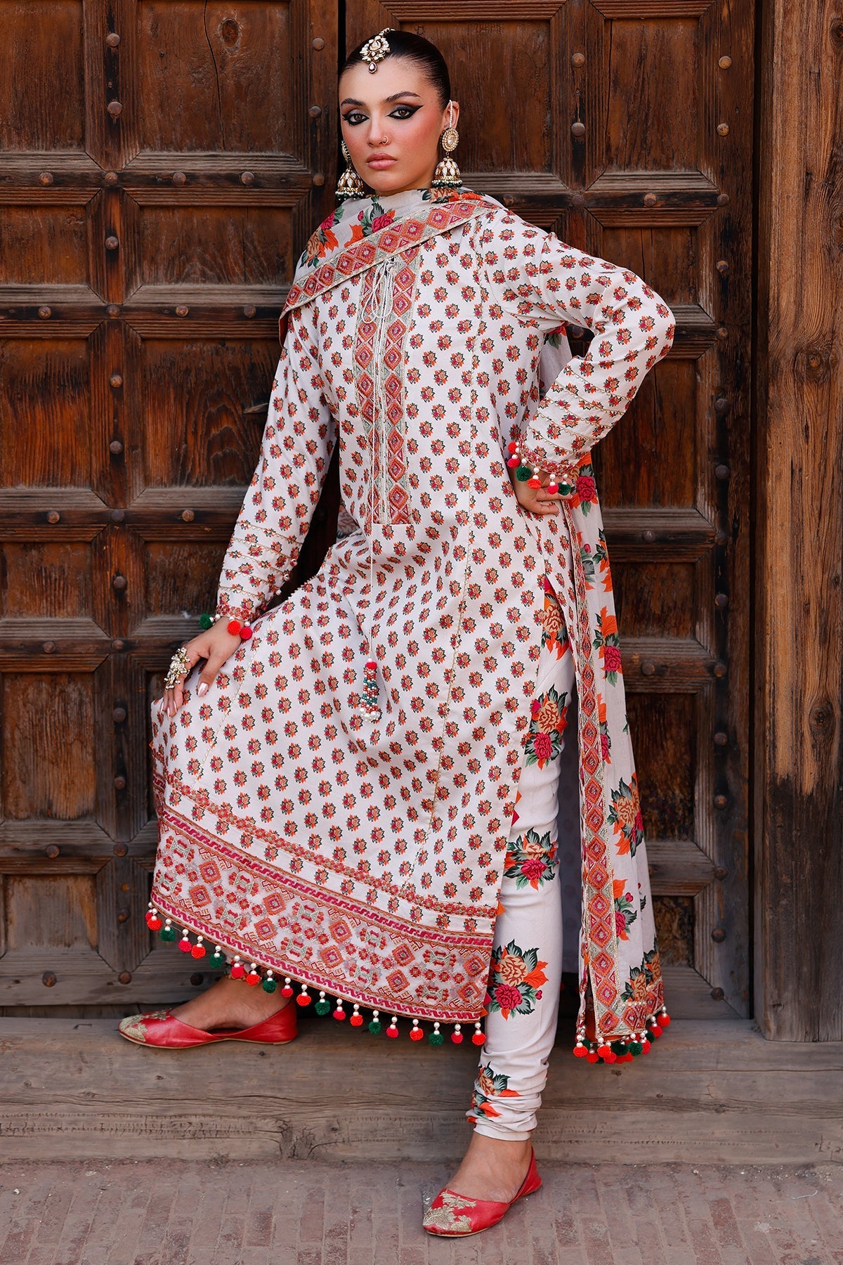 Charizma | Chunnri Collection | CH6-06 - Luxury Dress - available at Maria Faisal in UK and USA.