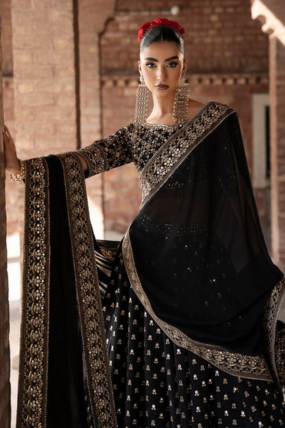Mina Kashif | Virsa Wedding Formals | Surmayi - Wedding Dress - available at Maria Faisal in UK and USA.