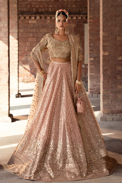 Mina Kashif | Virsa Wedding Formals | Zira - Wedding Dress - available at Maria Faisal in UK and USA.