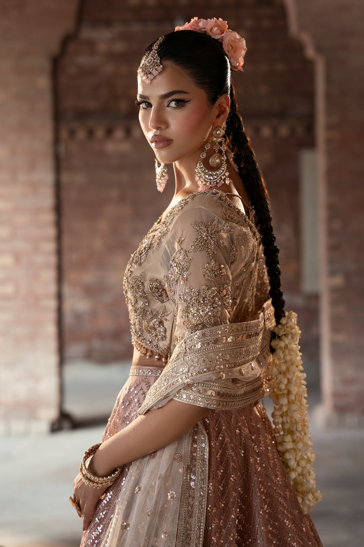Mina Kashif | Virsa Wedding Formals | Zira - Wedding Dress - available at Maria Faisal in UK and USA.
