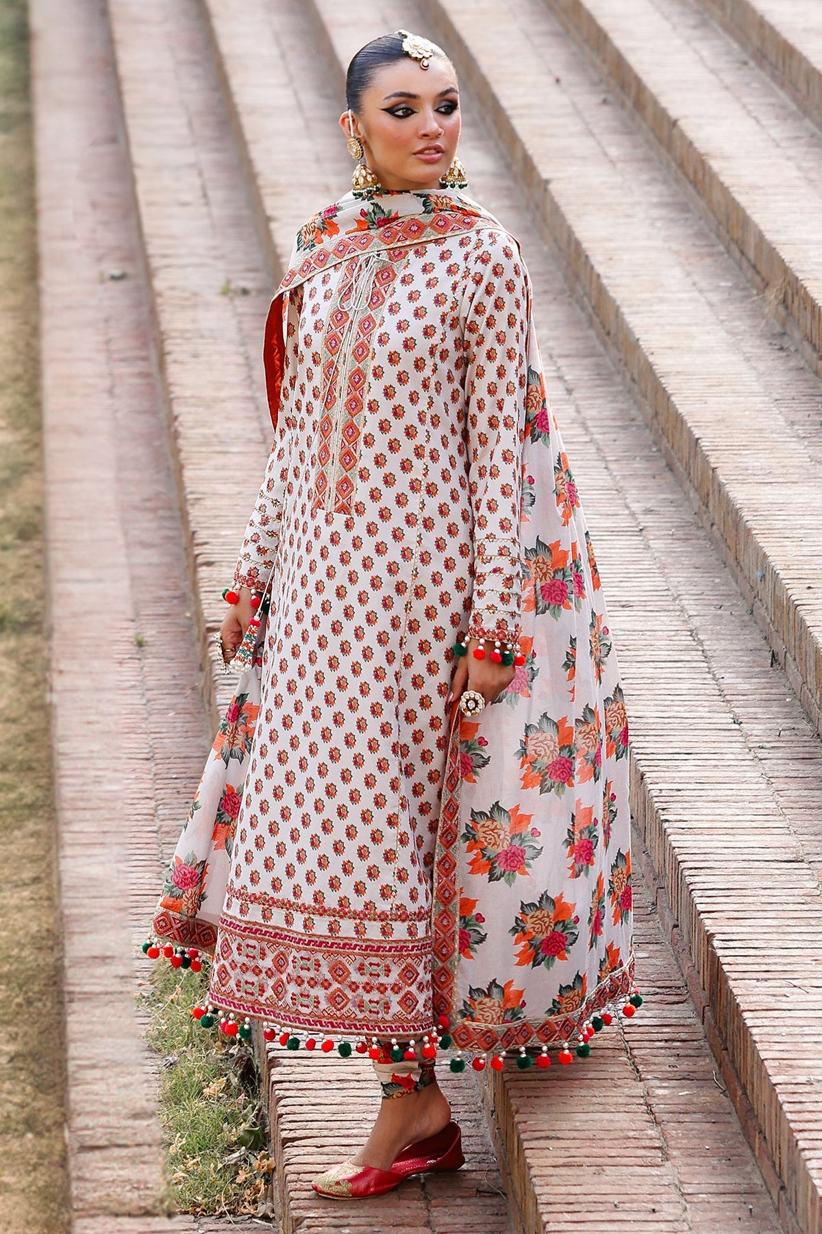 Charizma | Chunnri Collection | CH6-06 - Luxury Dress - available at Maria Faisal in UK and USA.