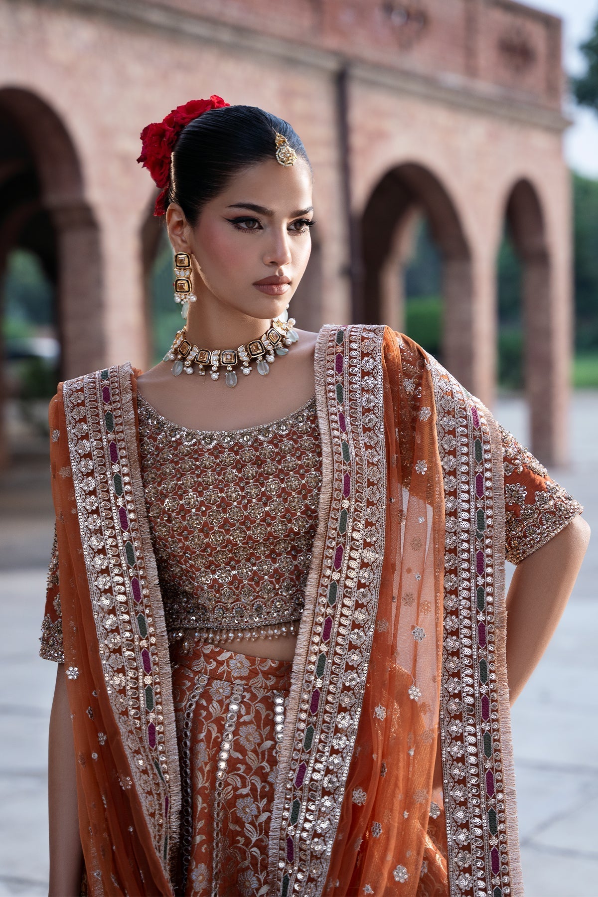 Mina Kashif | Virsa Wedding Formals | Jiya - Wedding Dress - available at Maria Faisal in UK and USA.