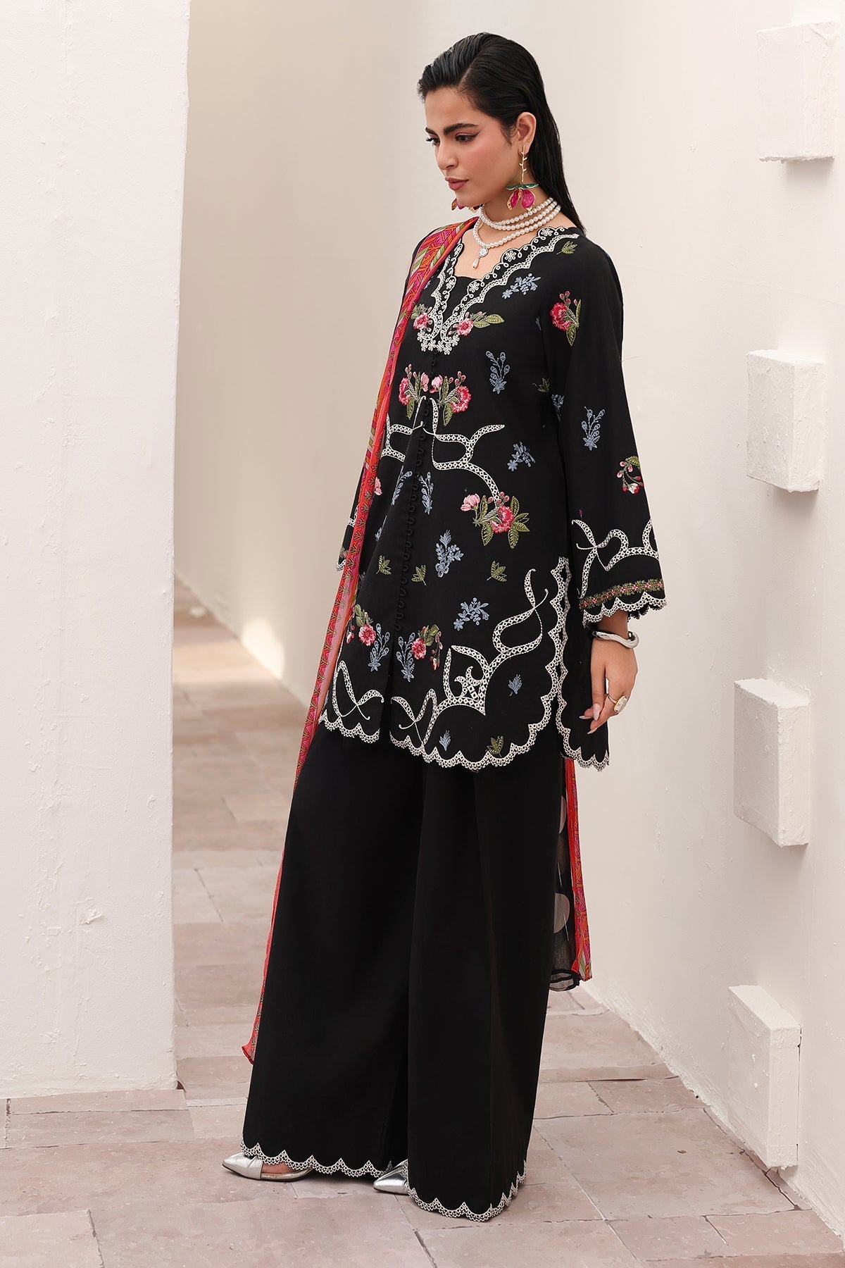 Charizma | Festive Edit | CNP-6-222 - Luxury Dress - available at Maria Faisal in UK and USA.