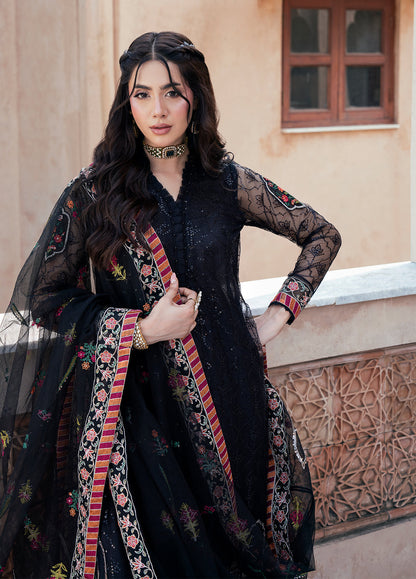 Sahane | Rusukh Premium Formals 26 | FU6608 Zahlia - RUSUKH - Formal Dress - available at Maria Faisal in UK and USA.