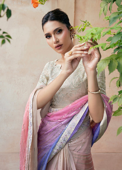 Sahane | Rusukh Premium Formals 26 | FU6611 Ruzain - RUSUKH - Formal Dress - available at Maria Faisal in UK and USA.