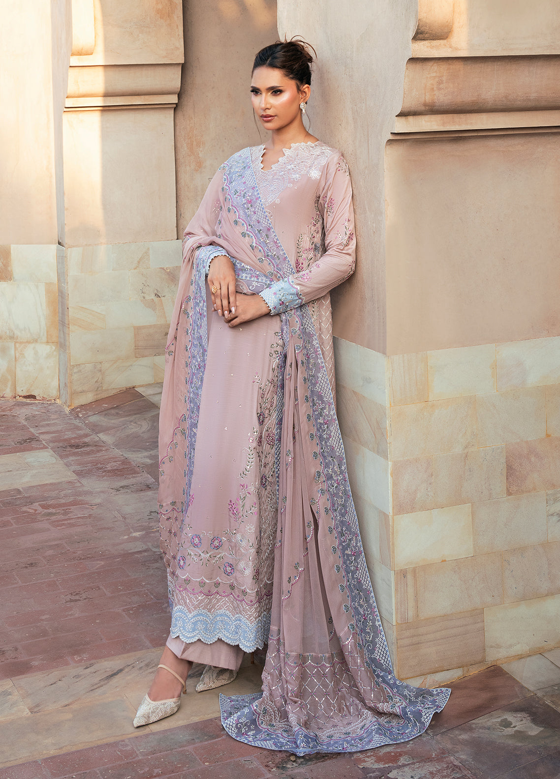 Sahane | Rusukh Premium Formals 26 | FU6602 Abroo - RUSUKH - Formal Dress - available at Maria Faisal in UK and USA.