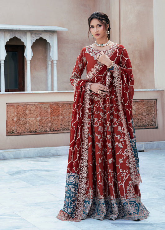 Sahane | Rusukh Premium Formals 26 | FU6604 Renisa - RUSUKH - Formal Dress - available at Maria Faisal in UK and USA.