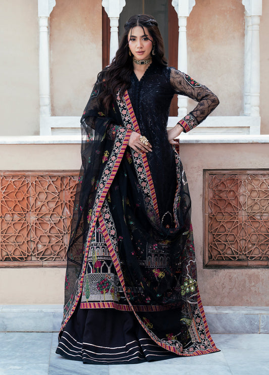 Sahane | Rusukh Premium Formals 26 | FU6608 Zahlia - RUSUKH - Formal Dress - available at Maria Faisal in UK and USA.