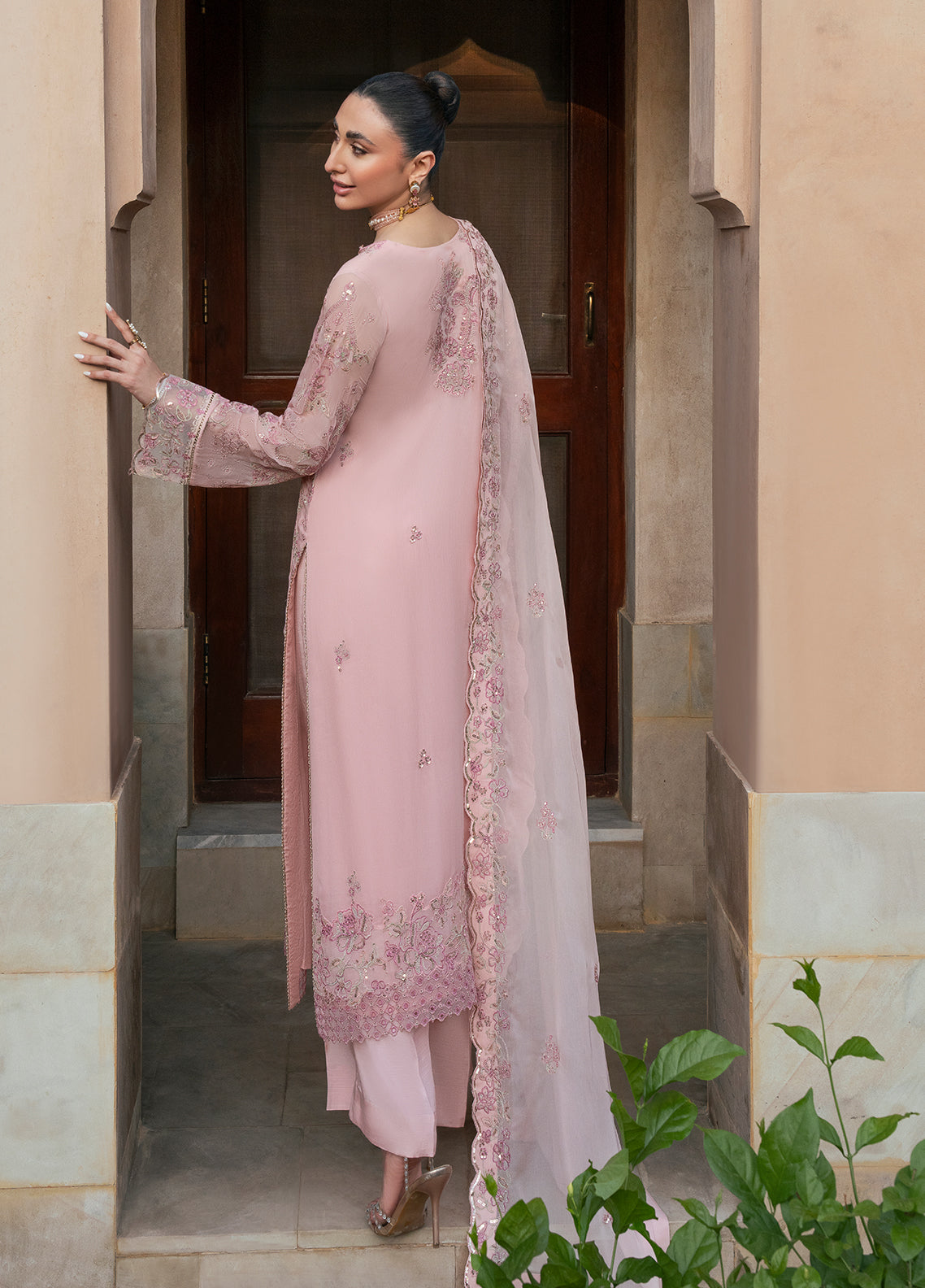 Sahane | Rusukh Premium Formals 26 | FU6606 Aleiha - RUSUKH - Formal Dress - available at Maria Faisal in UK and USA.