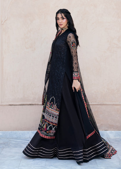 Sahane | Rusukh Premium Formals 26 | FU6608 Zahlia - RUSUKH - Formal Dress - available at Maria Faisal in UK and USA.