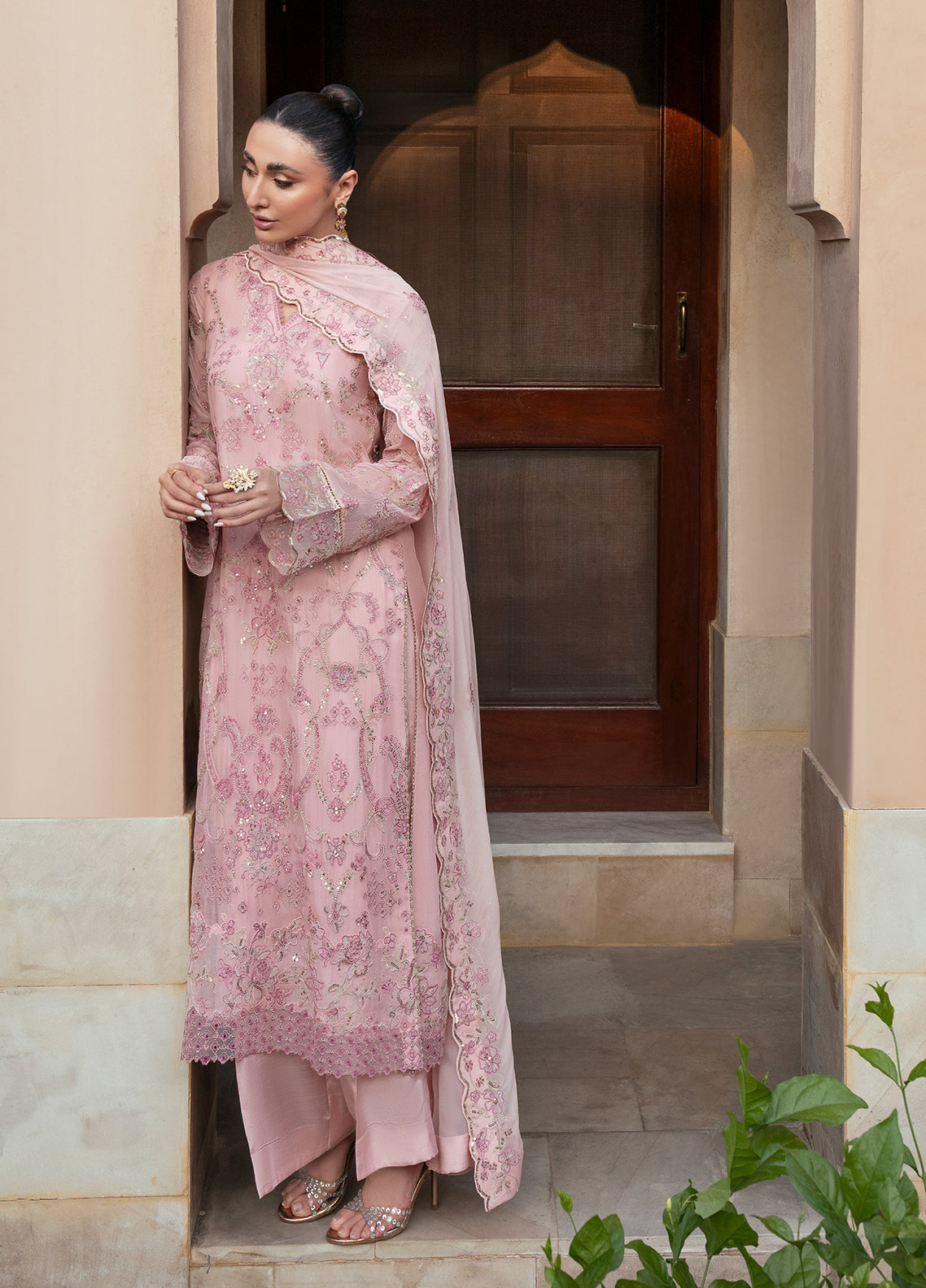 Sahane | Rusukh Premium Formals 26 | FU6606 Aleiha - RUSUKH - Formal Dress - available at Maria Faisal in UK and USA.