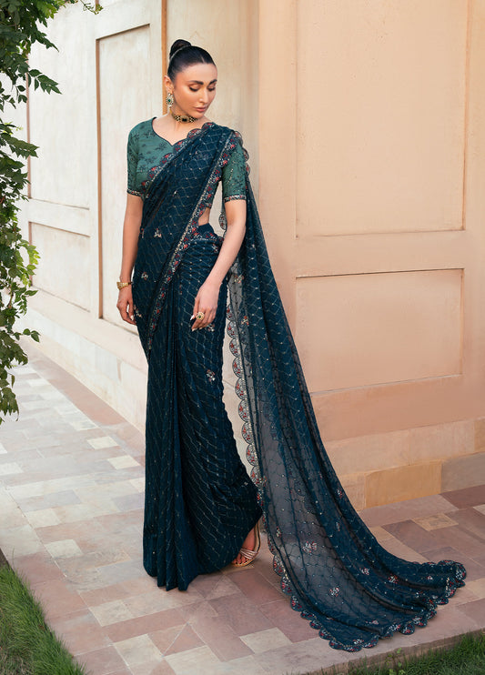 Sahane | Rusukh Premium Formals 26 | FU6612 Ghazal - RUSUKH - Formal Dress - available at Maria Faisal in UK and USA.