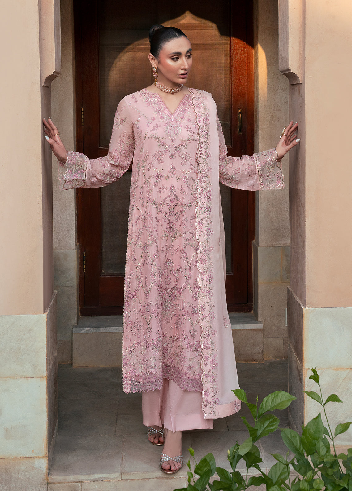 Sahane | Rusukh Premium Formals 26 | FU6606 Aleiha - RUSUKH - Formal Dress - available at Maria Faisal in UK and USA.