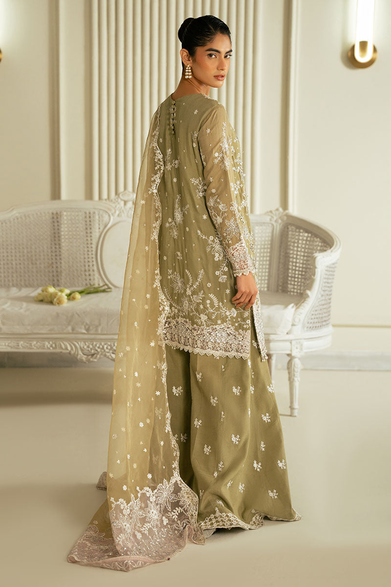 Cross Stitch | FW-24 RTW WEDDING EDIT-2 | AZURE PEARL - Wedding Dress - available at Maria Faisal in UK and USA.