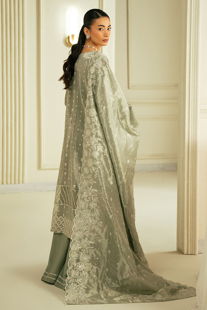 Cross Stitch | FW-24 RTW WEDDING EDIT-2 | MUTED MIRAGE - Wedding Dress - available at Maria Faisal in UK and USA.