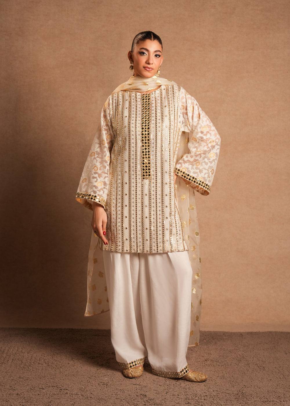 Laj | Festive Eid 25 | LWJ-2025-10 by Maria Faisal - Registered Vendor of : Laj - type : Ladies Clothes - 100% original wedding dresses