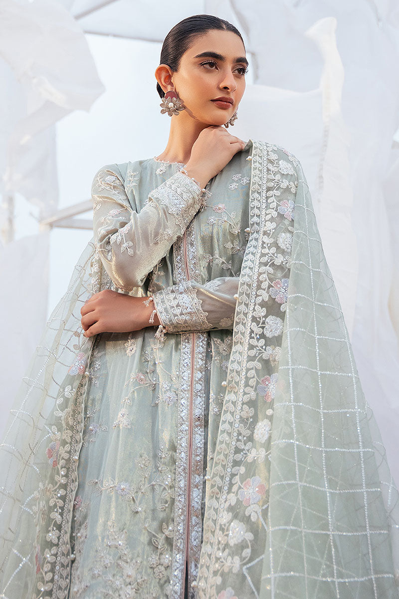 Cross Stitch | FW-24 RTW WEDDING EDIT-1 | WHISPER DEW - Wedding Dress - available at Maria Faisal in UK and USA.