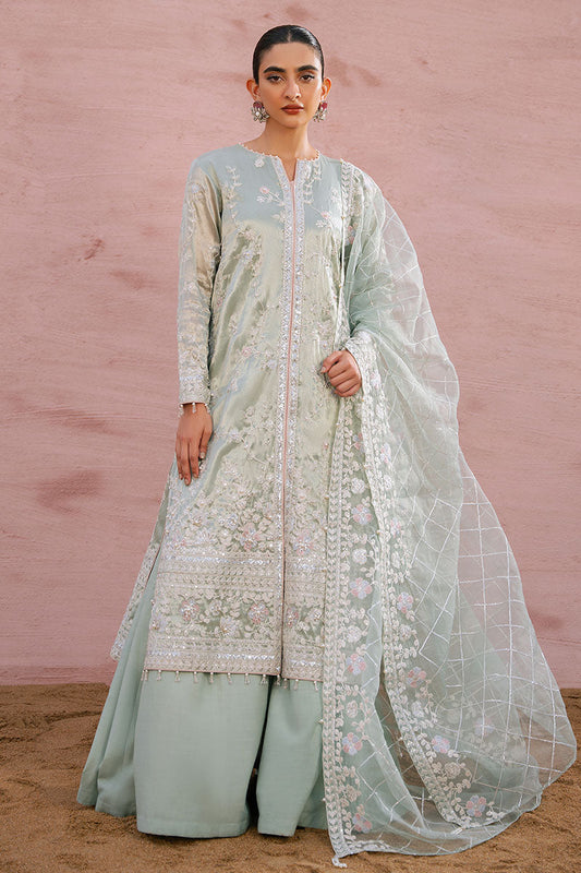 Cross Stitch | FW-24 RTW WEDDING EDIT-1 | WHISPER DEW - Wedding Dress - available at Maria Faisal in UK and USA.