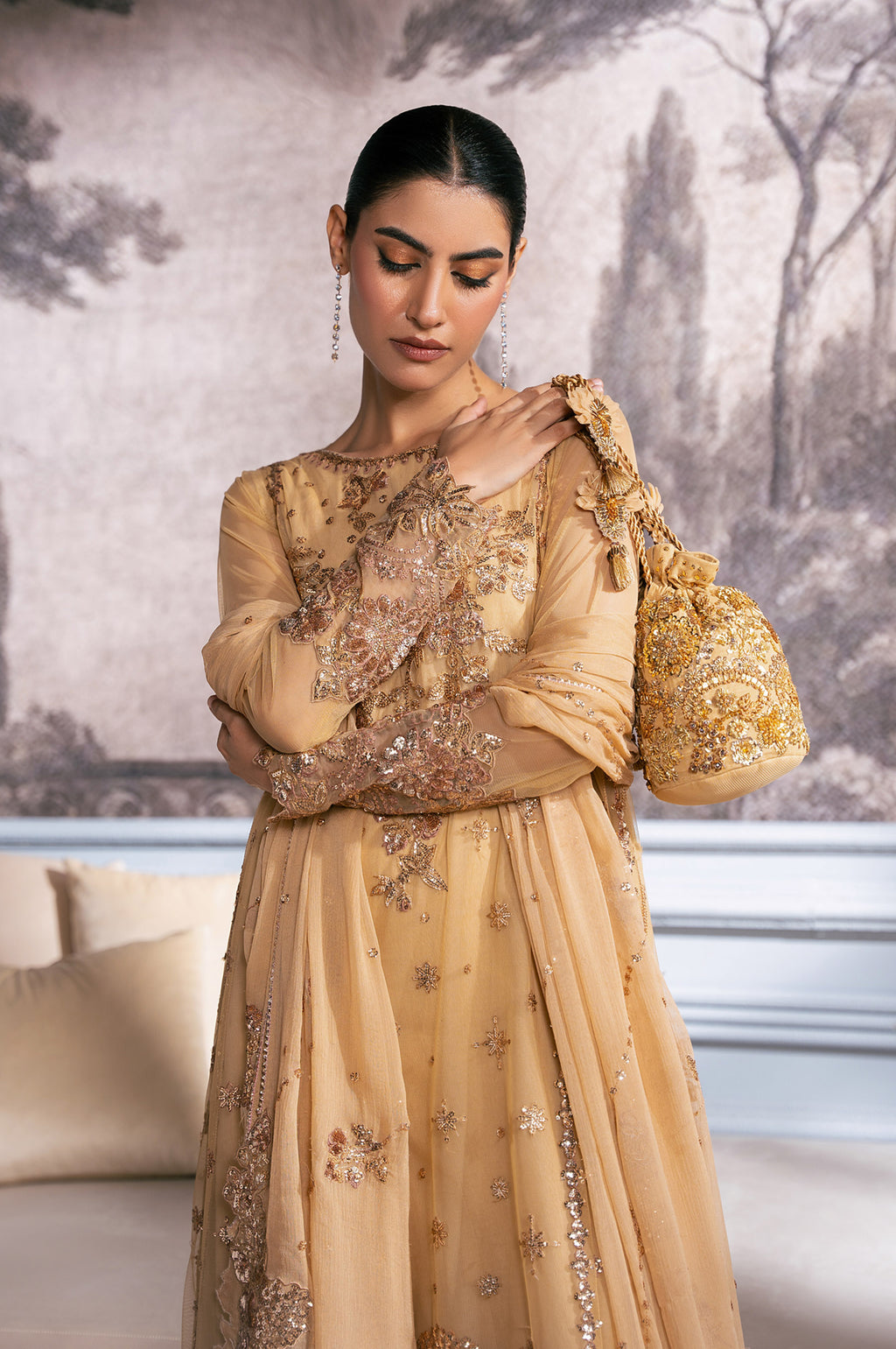 Zeen | Azalea Collection | WOM34105 - Ladies Clothes - Maria Faisal