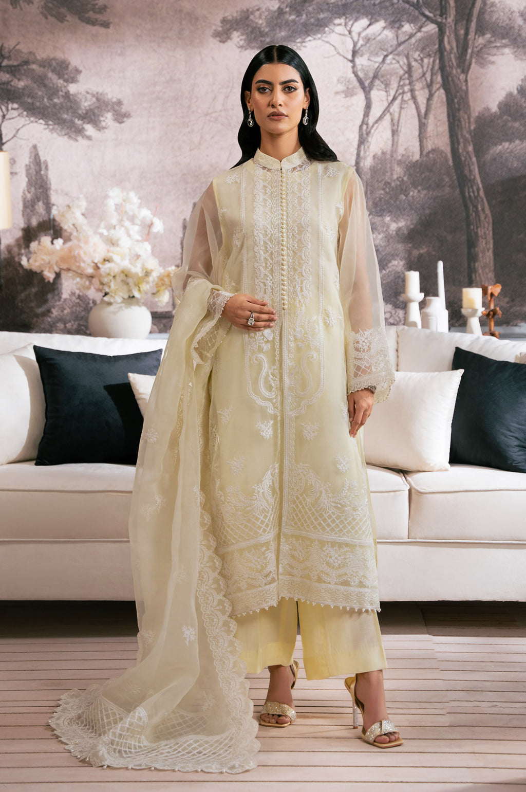 Zeen | Azalea Collection | WOM34129 - Ladies Clothes - Maria Faisal