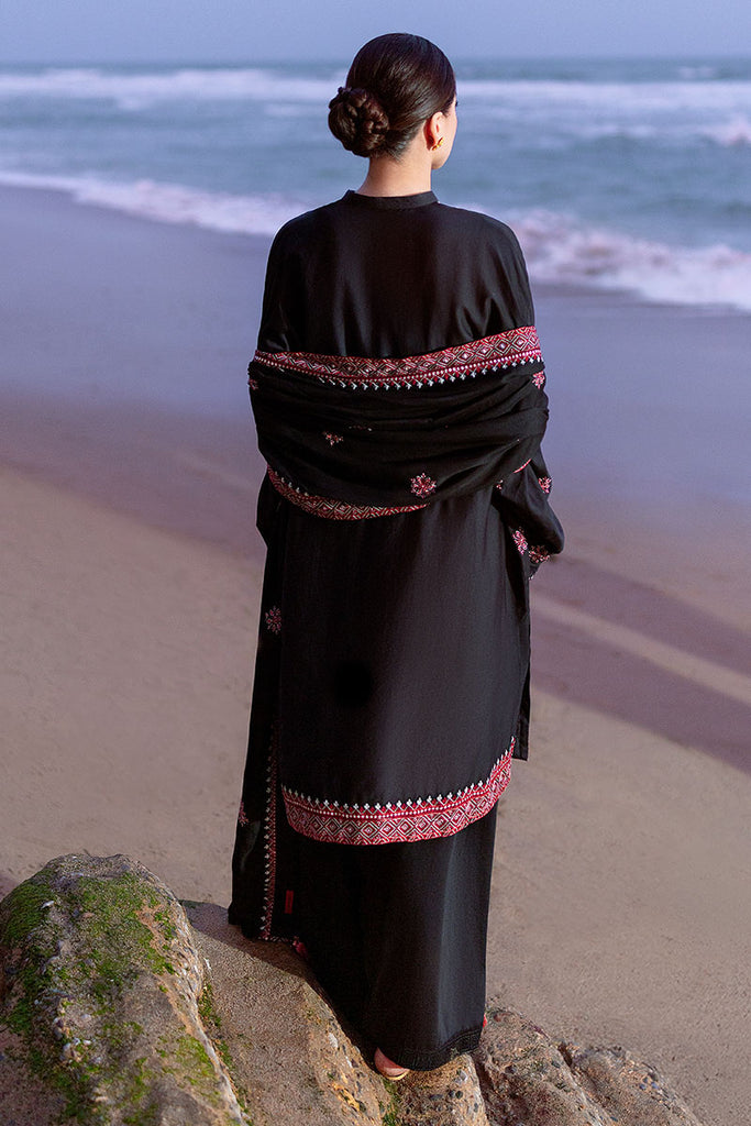 Cross Stitch | Cotton Satin 25 | RAVEN FOLK - Ladies Clothes - Maria Faisal