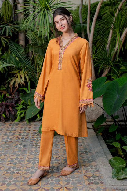 Zellbury | Winter Pret | Embroidered Kurta Trouser - 1289 by Maria Faisal - Registered Vendor of : Zellbury Women - type : Signature Pret - 100% original wedding dresses