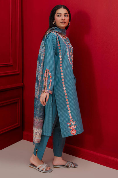 Zellbury | Winter Pret | Embroidered Kurta Dupatta Trouser - 1265 by Maria Faisal - Registered Vendor of : Zellbury Women - type : Signature Pret - 100% original wedding dresses