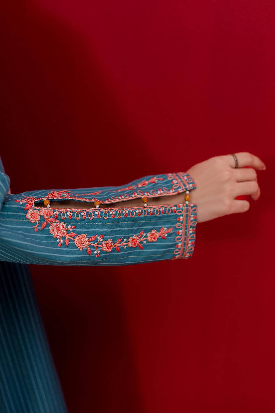 Zellbury | Winter Pret | Embroidered Kurta Dupatta Trouser - 1265 by Maria Faisal - Registered Vendor of : Zellbury Women - type : Signature Pret - 100% original wedding dresses