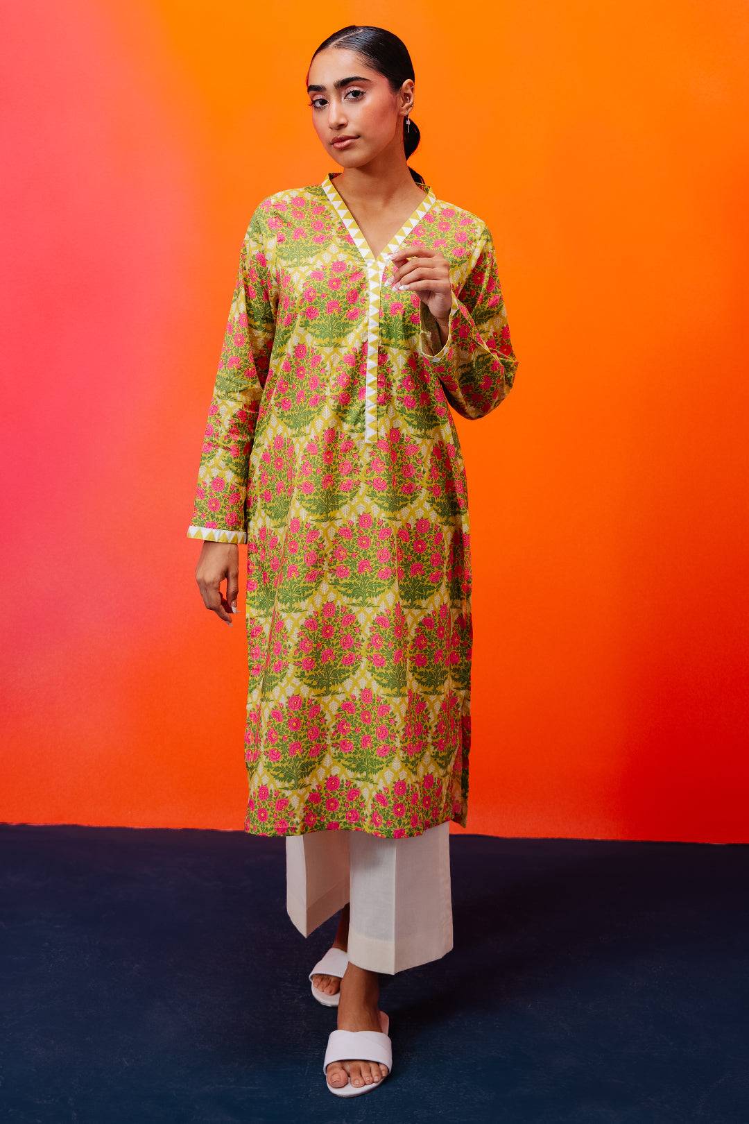 Zellbury | Summer Pret | Kurta - 2789 by Maria Faisal - Registered Vendor of : Zellbury Women - type : Essential Pret - 100% original wedding dresses