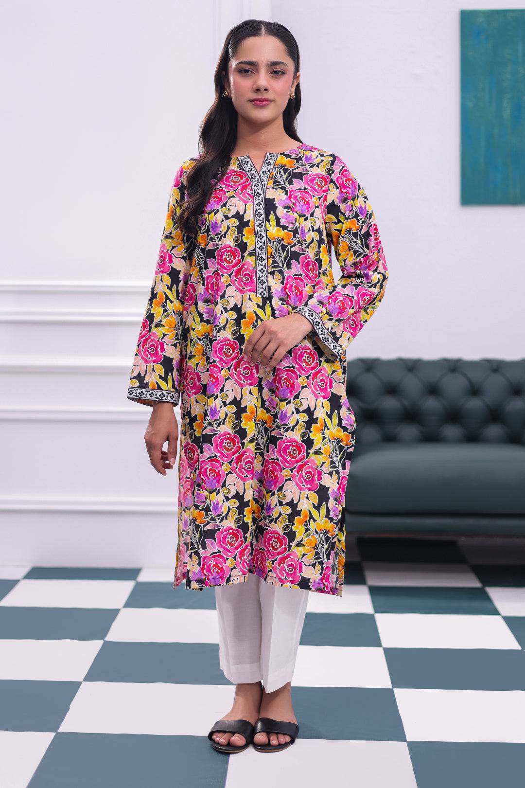 Zellbury | Summer Pret | Kurta - 2791 by Maria Faisal - Registered Vendor of : Zellbury Women - type : Essential Pret - 100% original wedding dresses