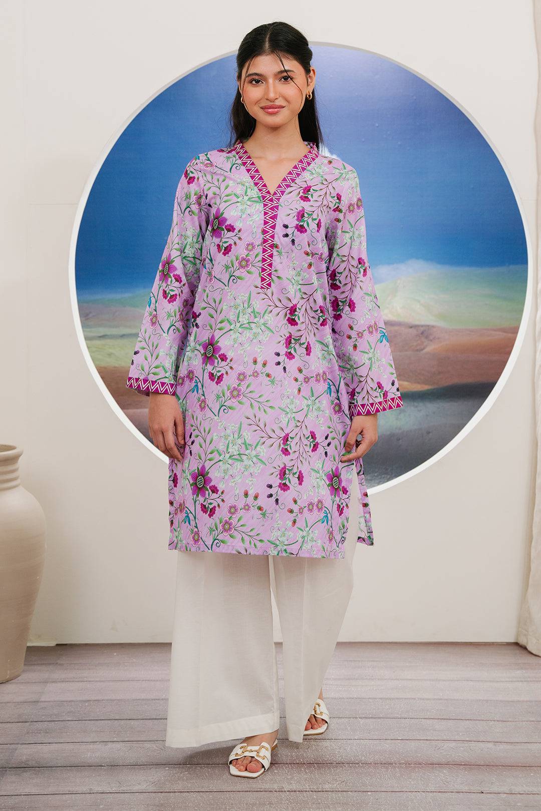 Zellbury | Summer Pret | Kurta - 2792 by Maria Faisal - Registered Vendor of : Zellbury Women - type : Essential Pret - 100% original wedding dresses