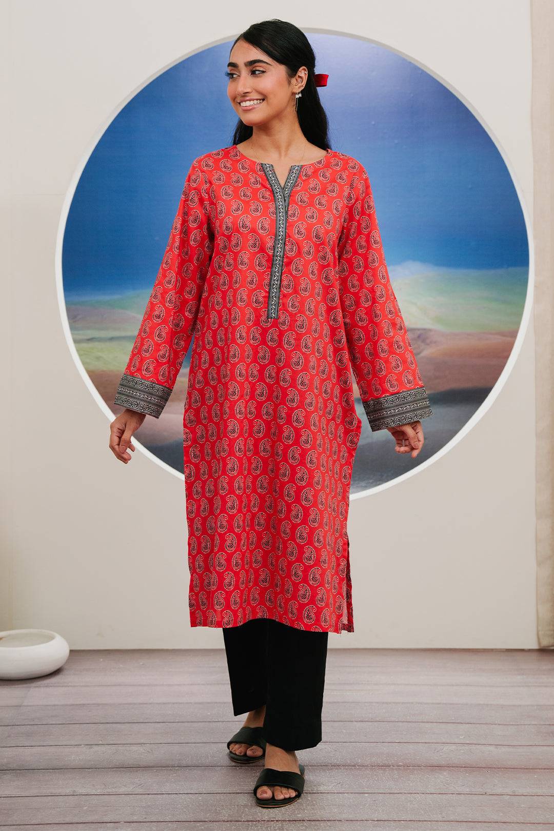 Zellbury | Summer Pret | Kurta - 2793 by Maria Faisal - Registered Vendor of : Zellbury Women - type : Essential Pret - 100% original wedding dresses
