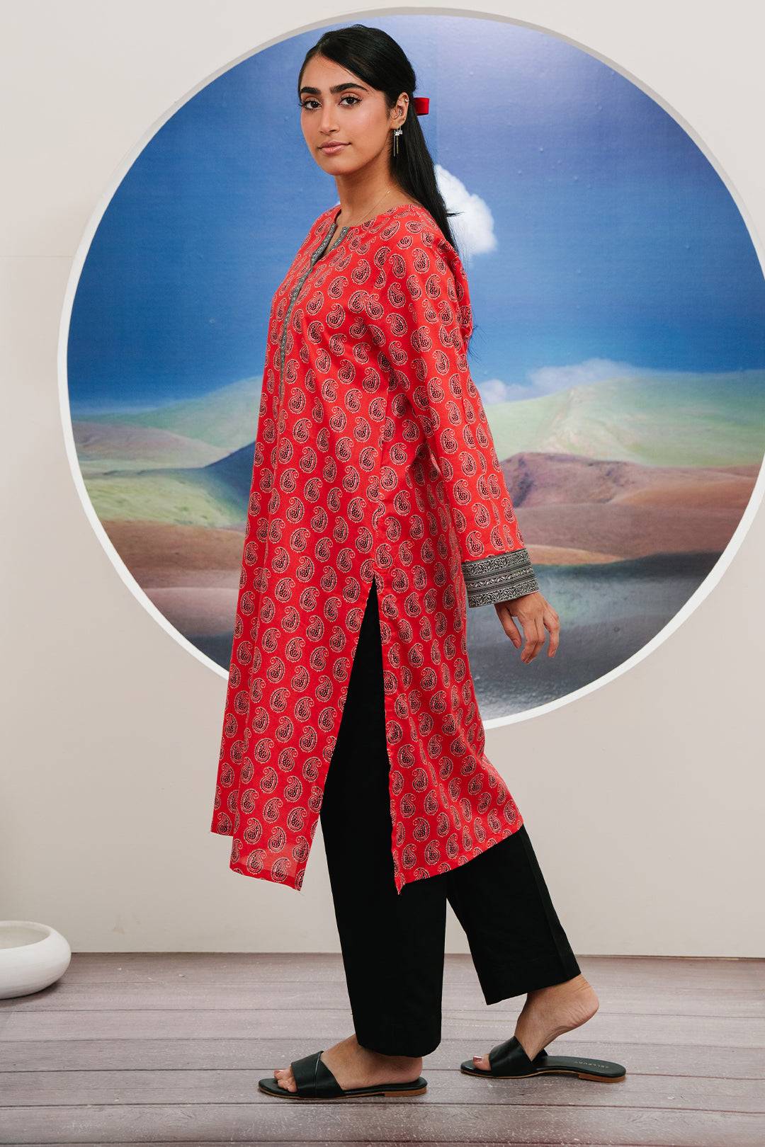 Zellbury | Summer Pret | Kurta - 2793 by Maria Faisal - Registered Vendor of : Zellbury Women - type : Essential Pret - 100% original wedding dresses