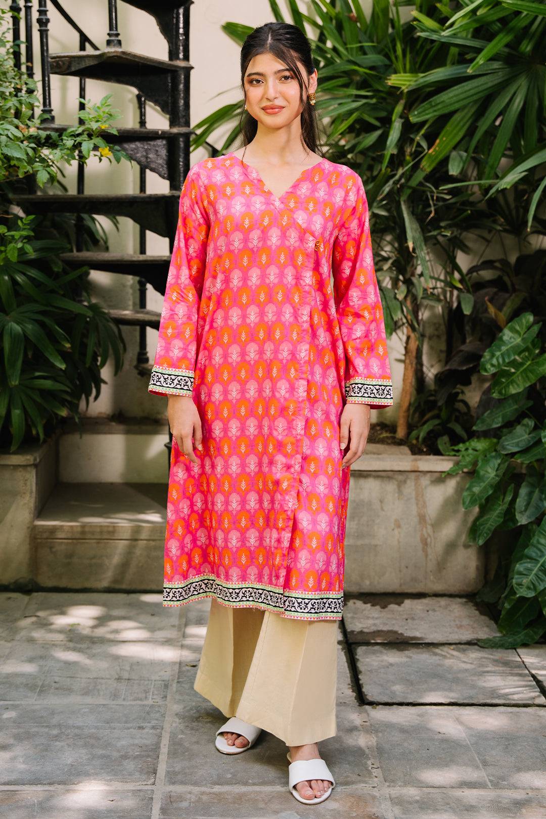Zellbury | Summer Pret | Kurta - 2796 by Maria Faisal - Registered Vendor of : Zellbury Women - type : Essential Pret - 100% original wedding dresses