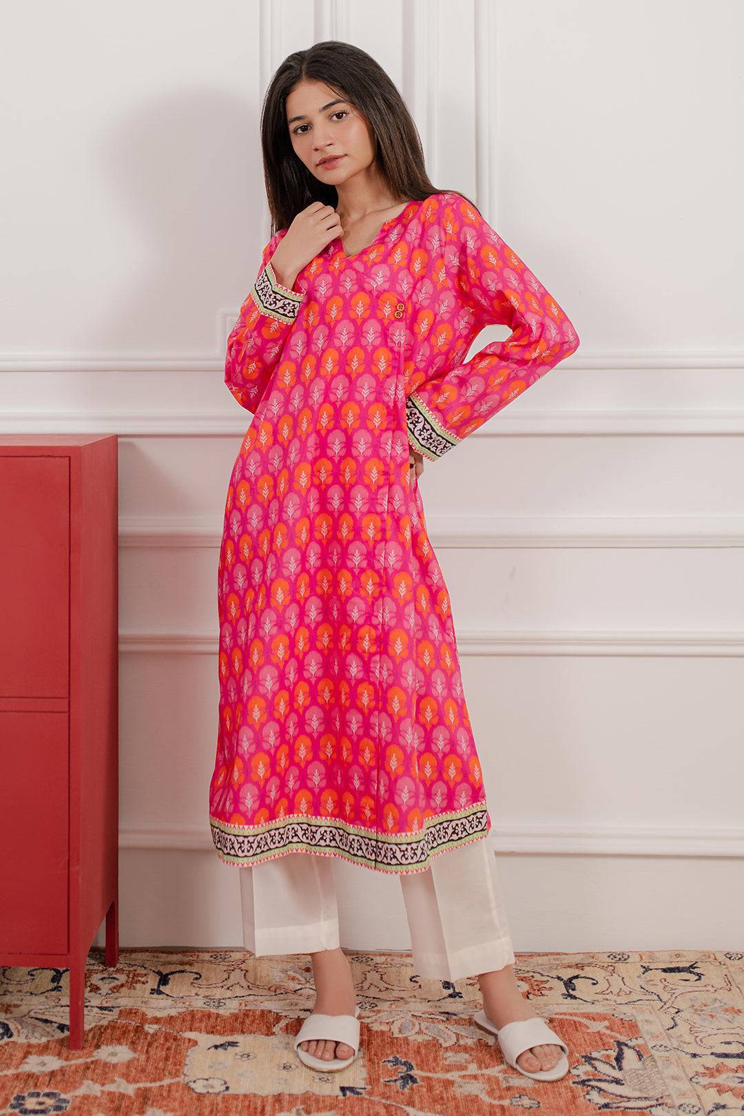 Zellbury | Summer Pret | Kurta - 2796 by Maria Faisal - Registered Vendor of : Zellbury Women - type : Essential Pret - 100% original wedding dresses