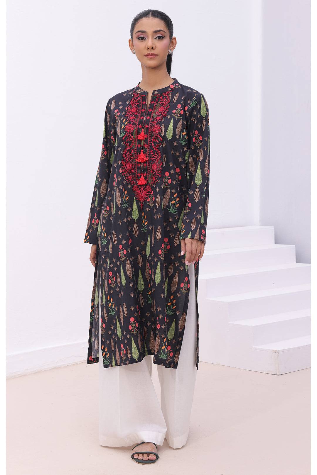 Zellbury | Summer Pret | Embroidered Kurta - 2800 by Maria Faisal - Registered Vendor of : Zellbury Women - type : Essential Pret - 100% original wedding dresses