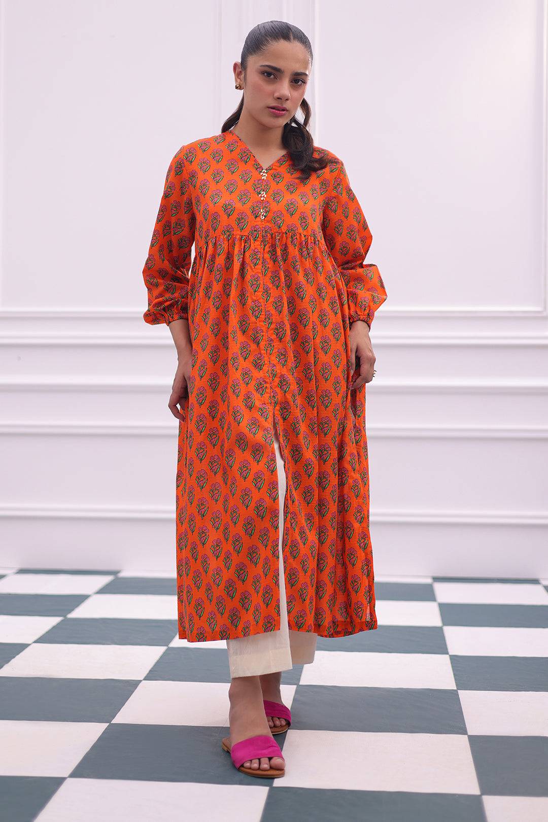 Zellbury | Summer Pret | Kurta - 2803 by Maria Faisal - Registered Vendor of : Zellbury Women - type : Essential Pret - 100% original wedding dresses