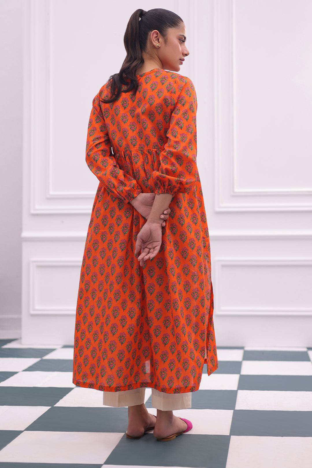 Zellbury | Summer Pret | Kurta - 2803 by Maria Faisal - Registered Vendor of : Zellbury Women - type : Essential Pret - 100% original wedding dresses