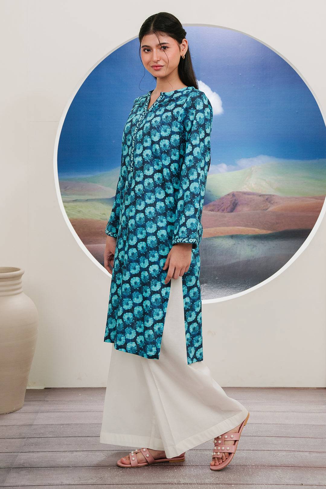 Zellbury | Summer Pret | Kurta - 2836 by Maria Faisal - Registered Vendor of : Zellbury Women - type : Essential Pret - 100% original wedding dresses