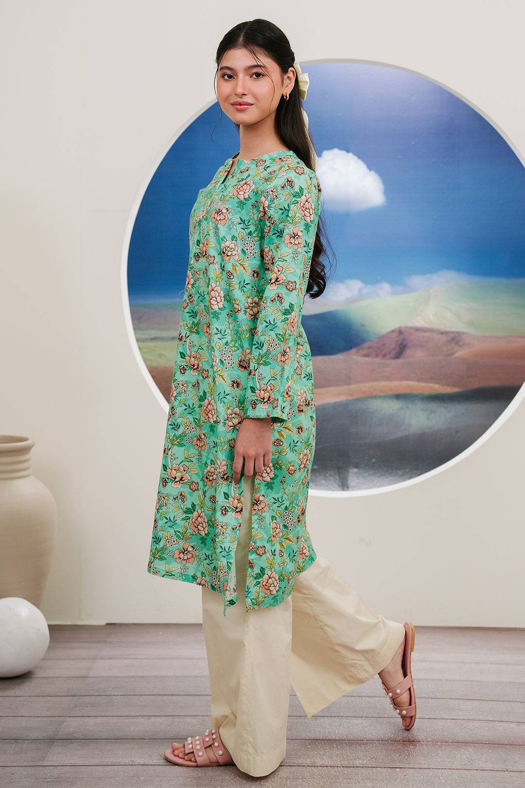Zellbury | Summer Pret | Kurta - 2841 by Maria Faisal - Registered Vendor of : Zellbury Women - type : Essential Pret - 100% original wedding dresses
