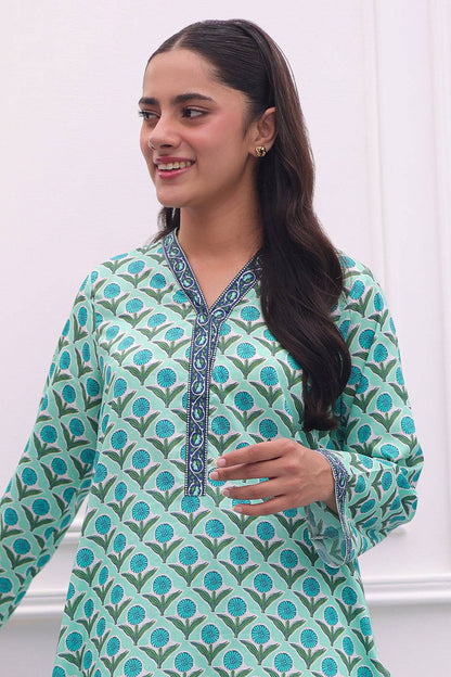 Zellbury | Summer Pret | Kurta - 2843 by Maria Faisal - Registered Vendor of : Zellbury Women - type : Essential Pret - 100% original wedding dresses
