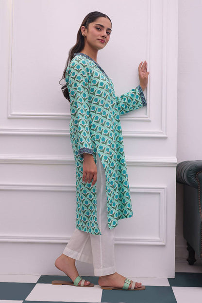 Zellbury | Summer Pret | Kurta - 2843 by Maria Faisal - Registered Vendor of : Zellbury Women - type : Essential Pret - 100% original wedding dresses