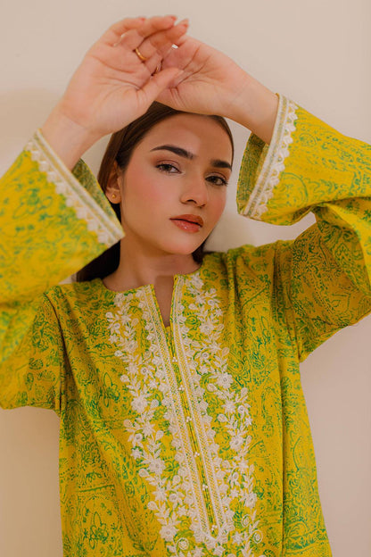Zellbury | Summer Pret | Embroidered Kurta - 2845 by Maria Faisal - Registered Vendor of : Zellbury Women - type : Essential Pret - 100% original wedding dresses