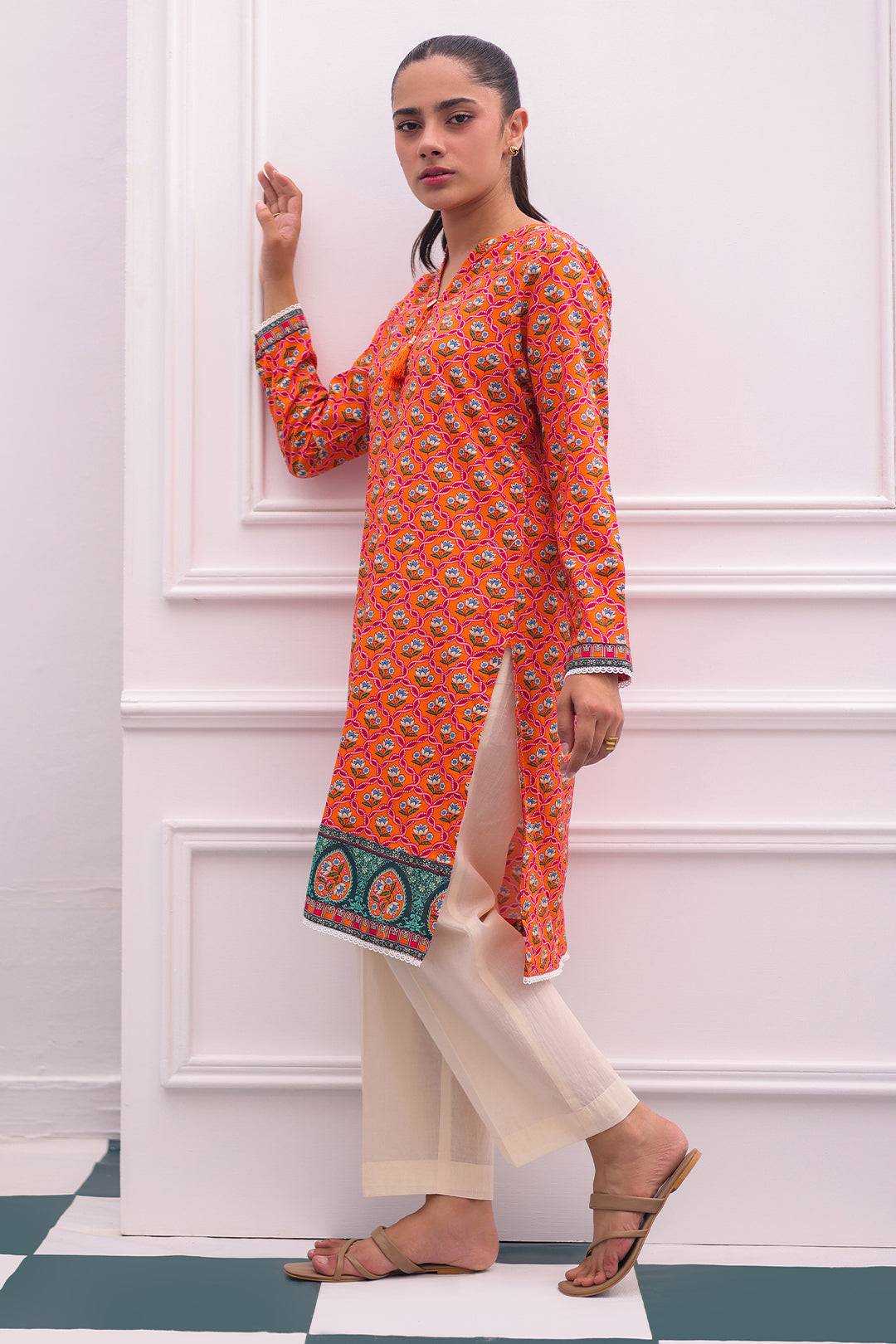 Zellbury | Summer Pret | Kurta - 2860 by Maria Faisal - Registered Vendor of : Zellbury Women - type : Essential Pret - 100% original wedding dresses