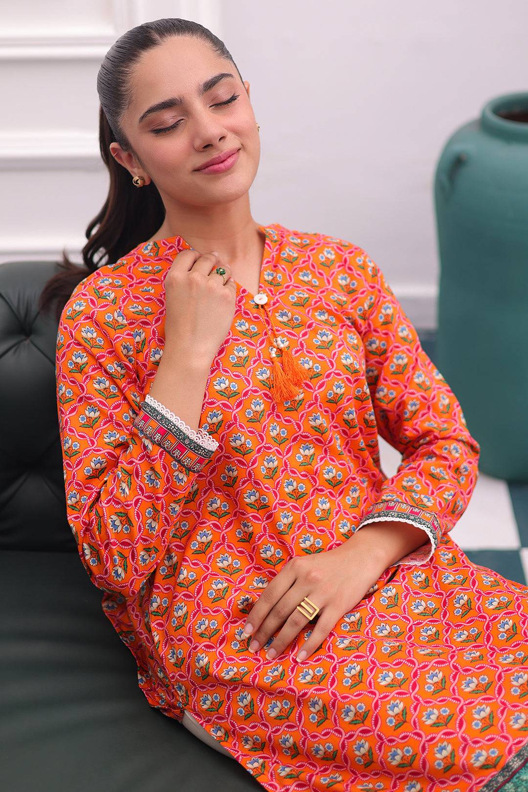 Zellbury | Summer Pret | Kurta - 2860 by Maria Faisal - Registered Vendor of : Zellbury Women - type : Essential Pret - 100% original wedding dresses